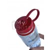 Plastova lahev Nalgene Wide Mouth Sustain Clear w:Red Cap 500 ml
