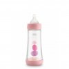 Kojenecká láhev CHICCO Perfect 5 silikon, holka 300 ml