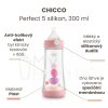 Láhev kojenecká CHICCO Perfect 5 silikon, dívka 300 ml