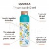 Plastová láhev QUOKKA Tritan Ice Watercolor Leaves 840 ml