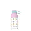 Plastová láhev QUOKKA Kids Tritan Ice With Strap - Feathers 430 ml