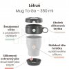 Skládací cestovní hrnek Lékué Mug To Go - šedý 350 ml