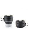 Skládací cestovní hrnek Lékué Mug To Go - šedý 350 ml