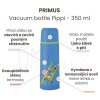 Termo láhev Primus Vacuum bottle Pippi Blue 350 ml