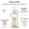 Skleněná kojenecká láhev Philips AVENT Natural Response 1m+, 240 ml