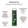 Filtrační láhev LifeStraw Go Terrace Green 650 ml
