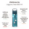 Filtrační láhev LifeStraw Go Laguna Teal 650 ml