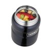 Termoska na jídlo se šálkem a skládací lžící Thermos - tmavě modrá 470 ml