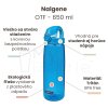 Plastová láhev Nalgene - OTF Slate Blue, w/Glacial Sustain - 650 ml