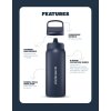 Filtrační nerezová láhev LifeStraw Go Steel - Aegean sea  700 ml