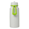 Nerezová termoláhev s brčkem b.box - šedá/zelená 1000ml
