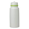 Nerezová termoláhev s brčkem b.box - šedá/zelená 1000ml