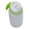 Nerezová termoláhev s brčkem b.box - šedá/zelená 1000ml