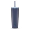 Nerezová termo filtrační sklenice s brčkem LifeStraw Go Steel Tumbler - Aegean Sea 530ml