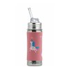 Nerezová láhev s brčkem Pura - unicorn 325 ml