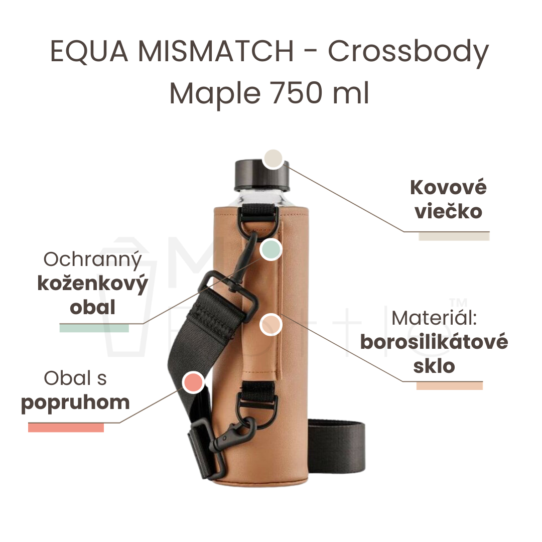 equa crossgody maple s popruhom