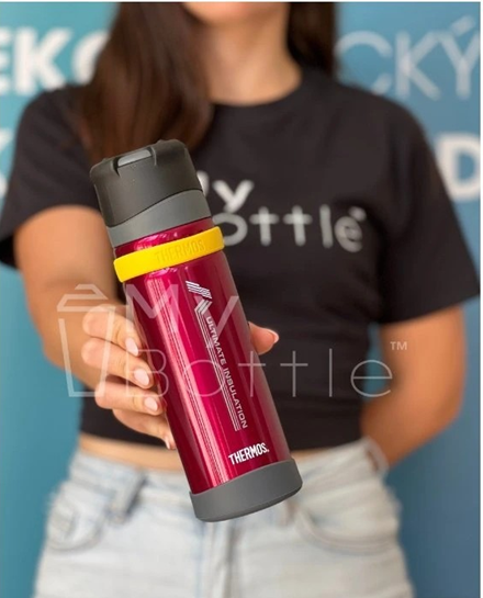 Termoska so šálkou do extrémnych podmienok Thermos - burgundy 500 ml