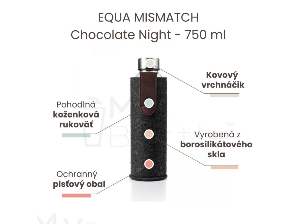 equa mismatch chocolate night 550ml