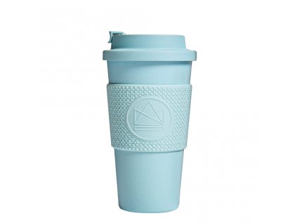 Recyklovateľný hrnček na kávu Neon Kactus - Sea Breeze 450 ml