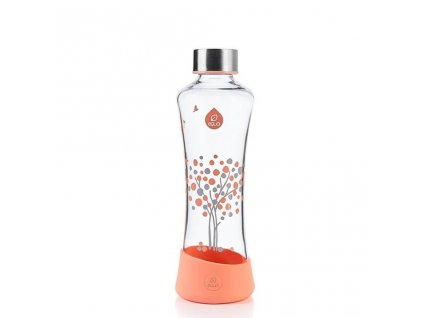 Sklenená fľaša EQUA Squeeze - Peach Tree 550 ml