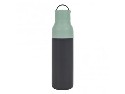 Lund London nerezová fľaša Skittle Active Bottle - Grey & Mint 500 ml