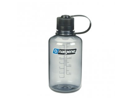 Plastová fľaša Nalgene - Narrow Mouth Sustain Gray - 500 ml