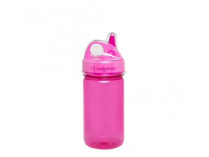 Plastová fľaša Nalgene - Grip´n Gulp Pink - 350 ml