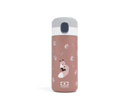 Termohrnček MonBento Pop Cinnamon Fox - hnedá 360 ml