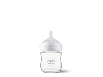 Sklenená dojčenská fľaša Philips AVENT Natural Response 0m+, 120 ml