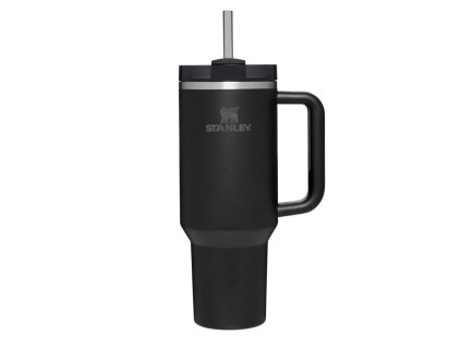 Termohrnček so slamkou STANLEY The Quencher H2.O FlowState™ Tumbler Black Tonal - 1180 ml