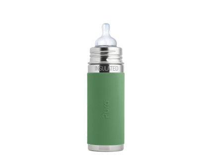 Dojčenská TERMO fľaša Pura - Moss 260 ml