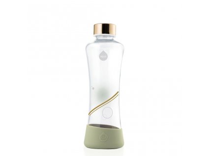 Sklenená fľaša EQUA METALLIC - Gold 550 ml