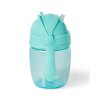 SKIP HOP Hrnček rastúci Sip-to-Straw Teal 6 m+, 295 ml