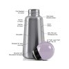 Ručne dotvorená termo fľaša LUND LONDON Skittle Bottle Mini Stainless Steel & Blush