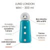 Termo fľaša LUND LONDON Skittle Bottle Mini 300 ml - Sky Blue & White wink
