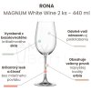 Pohár na víno RONA MAGNUM White Wine 2 ks 440 ml