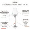 Pohár na víno RONA CHARISMA Cordial 4 ks 100 ml