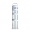 Dózy na potraviny BlenderBottle GoStak 4Pak White - 150 ml, 100 ml, 60 ml, 40 ml