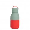 Lund London nerezová fľaša Skittle Active Bottle - Coral & Mint 250 ml