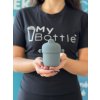 Silikónový pohárik s náustkom PURA my my slate 150 ml