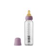 Dojčenská sklenená fľaša BIBS Baby Bottle - mauve 225 ml