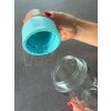 Plastová fľaša QUOKKA Tritan Ice - Turquoise 570 ml