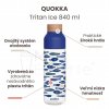 Plastová fľaša QUOKKA Tritan Ice Sea Fish 840 ml