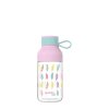 Plastová fľaša QUOKKA Kids Tritan Ice With Strap - Feathers 430 ml