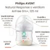 Dojčenská fľaša Philips AVENT Natural Response s ventilom AirFree 0m+, 125 ml