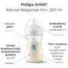 Dojčenská fľaša Philips AVENT Natural Response koala 1m+, 260 ml