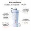 Nerezový termo šejker BlenderBottle Radian Insulated Stainless Steel White 770 ml SK