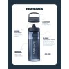 Filtračná fľaša LifeStraw Go Nordic Noir 650ml