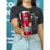 Vodotesný termohrnček s držadlom Thermos - červená 470 ml