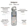 Plastová fľaša Nalgene - OTF Smoke, w/Gray Sustain - 650 ml